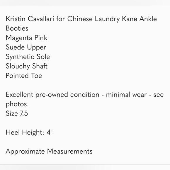 Kristin Cavallari Chinese Laundry Kane Ankle Boots Genuine Suede - Picture 8 of 8